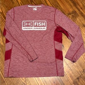 Under Armour Red Long Sleeve Shirt